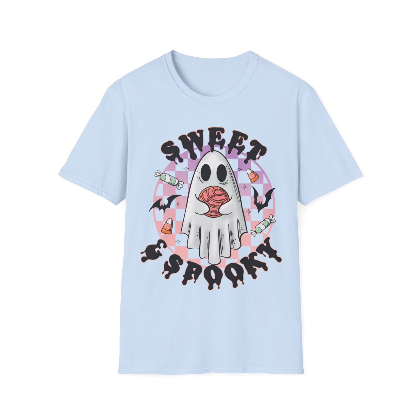 Sweet and Spooky ghost Halloween tee, concha shirt, summerween, espooky season, spooky season, Ghost t-shirt, Halloween designs