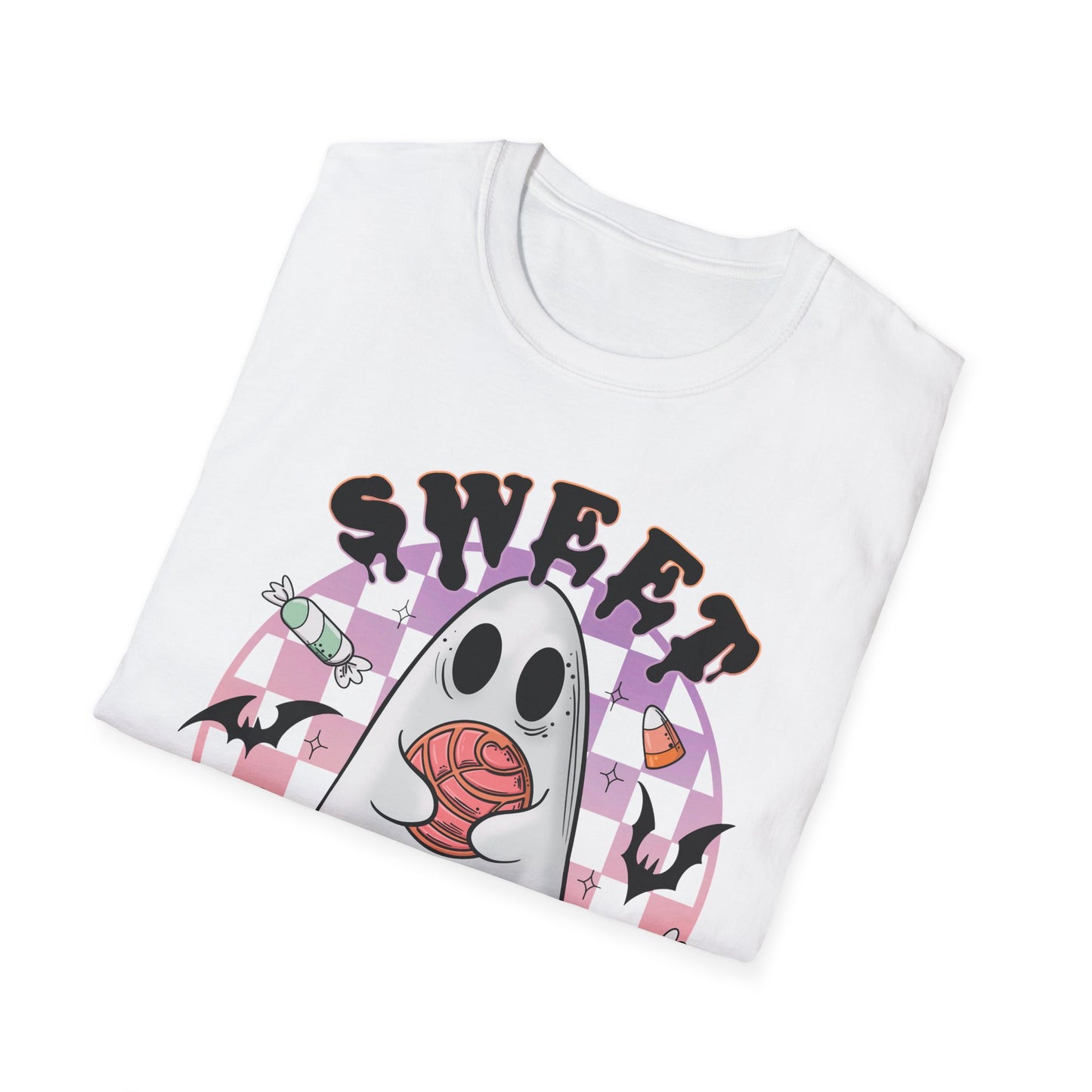 Sweet and Spooky ghost Halloween tee, concha shirt, summerween, espooky season, spooky season, Ghost t-shirt, Halloween designs