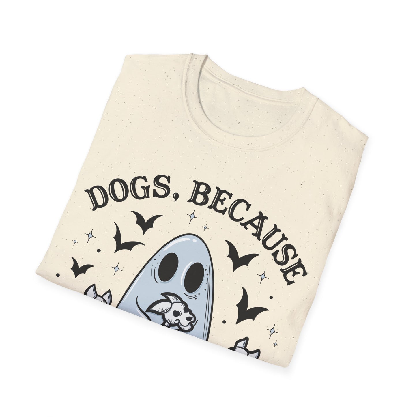 Dogs because people are creepy Halloween t-shirt, ghost and dogs shirt, dog halloween shirt, funny summerween tee