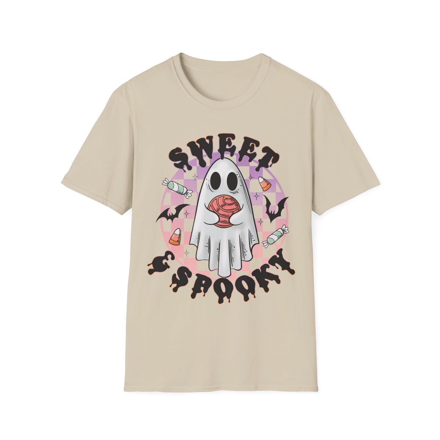 Sweet and Spooky ghost Halloween tee, concha shirt, summerween, espooky season, spooky season, Ghost t-shirt, Halloween designs