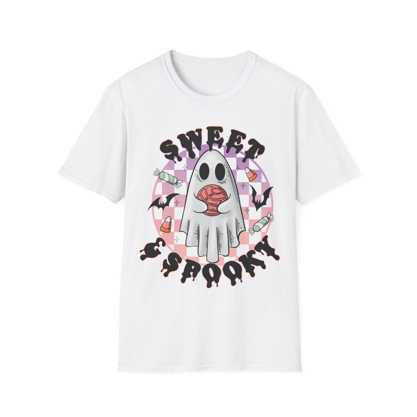 Sweet and Spooky ghost Halloween tee, concha shirt, summerween, espooky season, spooky season, Ghost t-shirt, Halloween designs