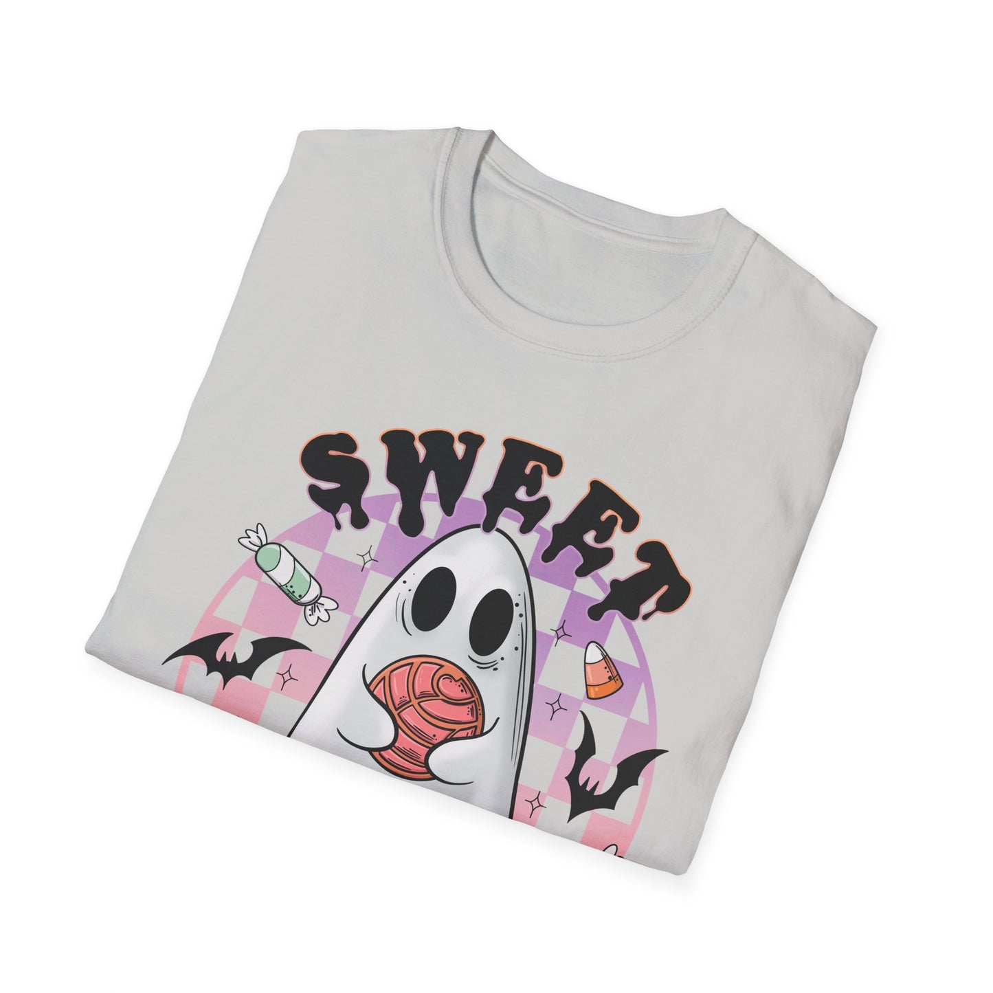 Sweet and Spooky ghost Halloween tee, concha shirt, summerween, espooky season, spooky season, Ghost t-shirt, Halloween designs