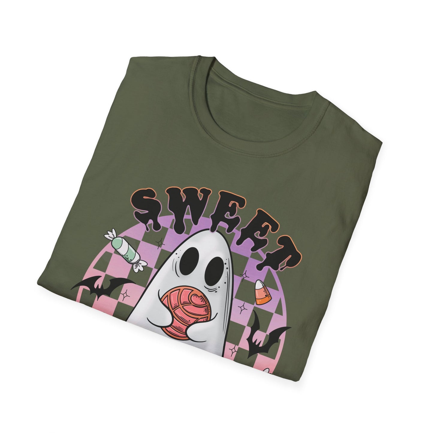 Sweet and Spooky ghost Halloween tee, concha shirt, summerween, espooky season, spooky season, Ghost t-shirt, Halloween designs