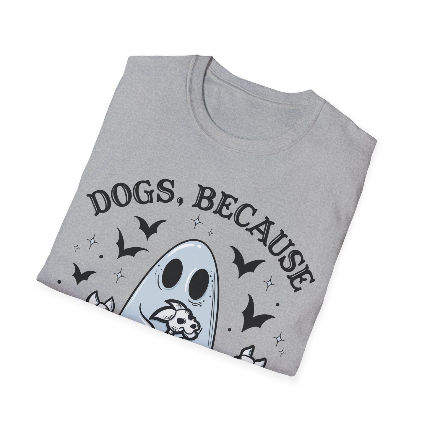 Dogs because people are creepy Halloween t-shirt, ghost and dogs shirt, dog halloween shirt, funny summerween tee