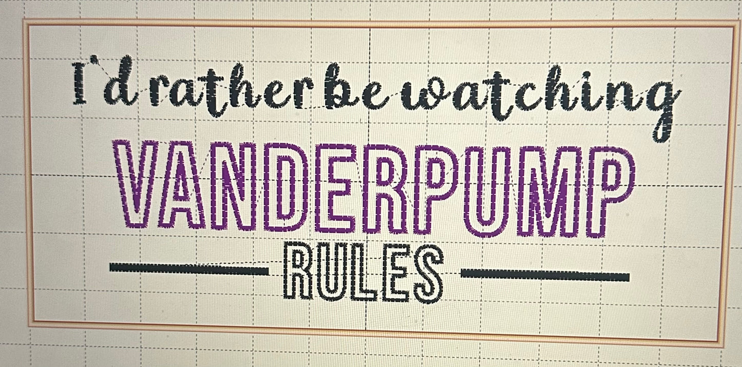 I'd rather be watching Vanderpump Rules embroidered crewneck | Vanderpump Rules Sweatshirt,VPR,Vanderpump Rules Sweatshirts,Scandoval Merch
