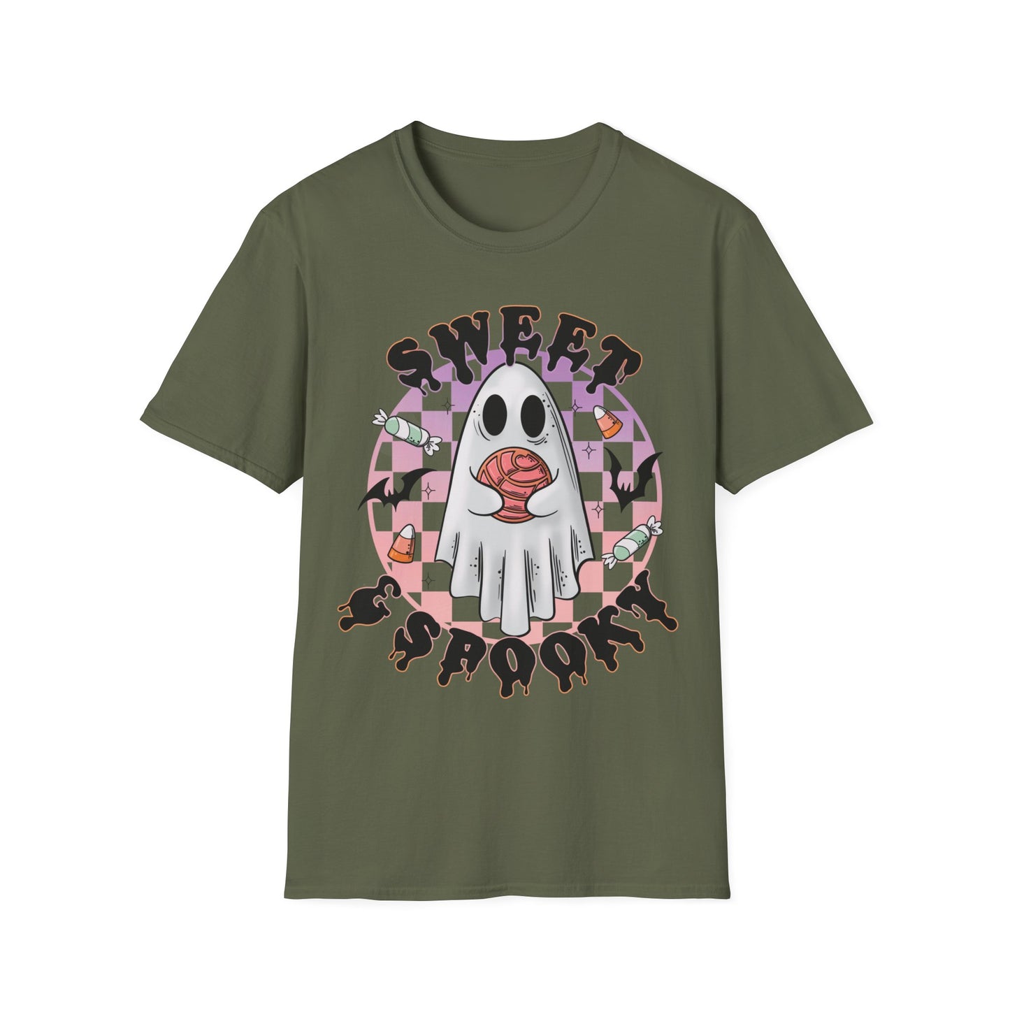 Sweet and Spooky ghost Halloween tee, concha shirt, summerween, espooky season, spooky season, Ghost t-shirt, Halloween designs