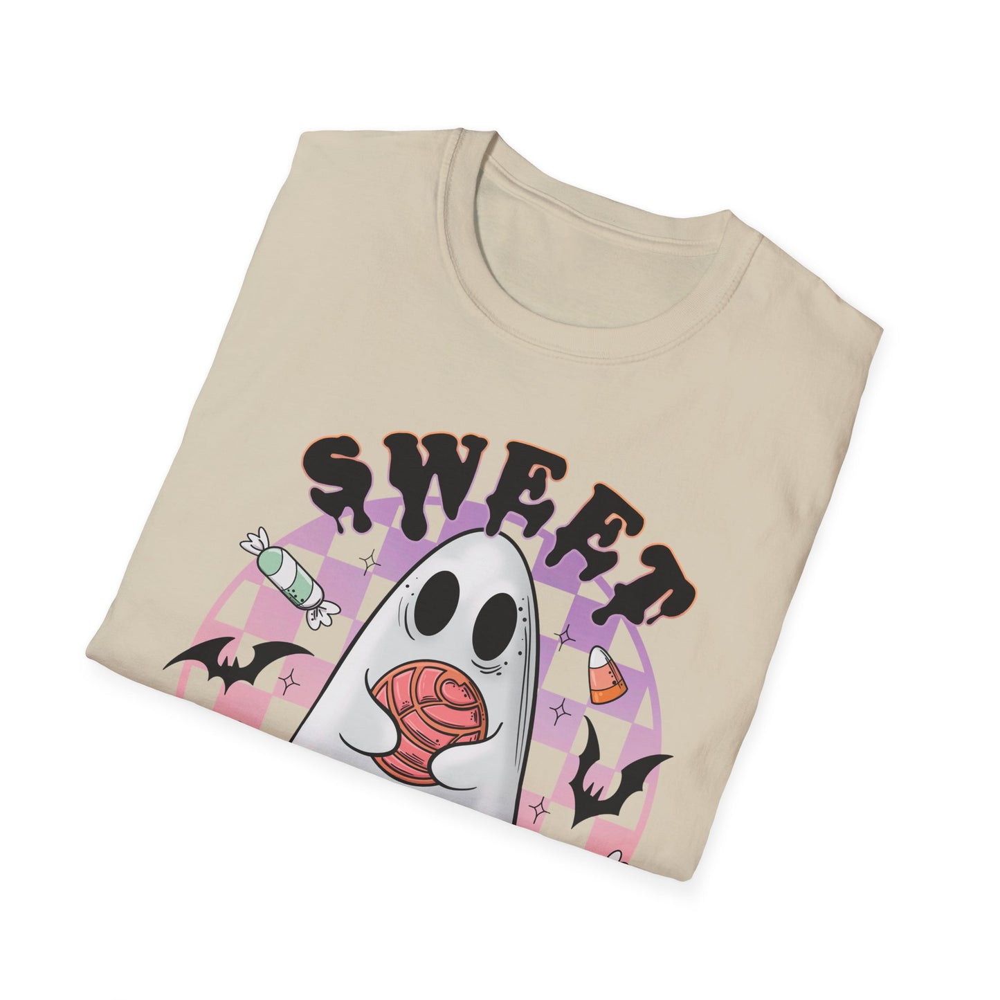 Sweet and Spooky ghost Halloween tee, concha shirt, summerween, espooky season, spooky season, Ghost t-shirt, Halloween designs