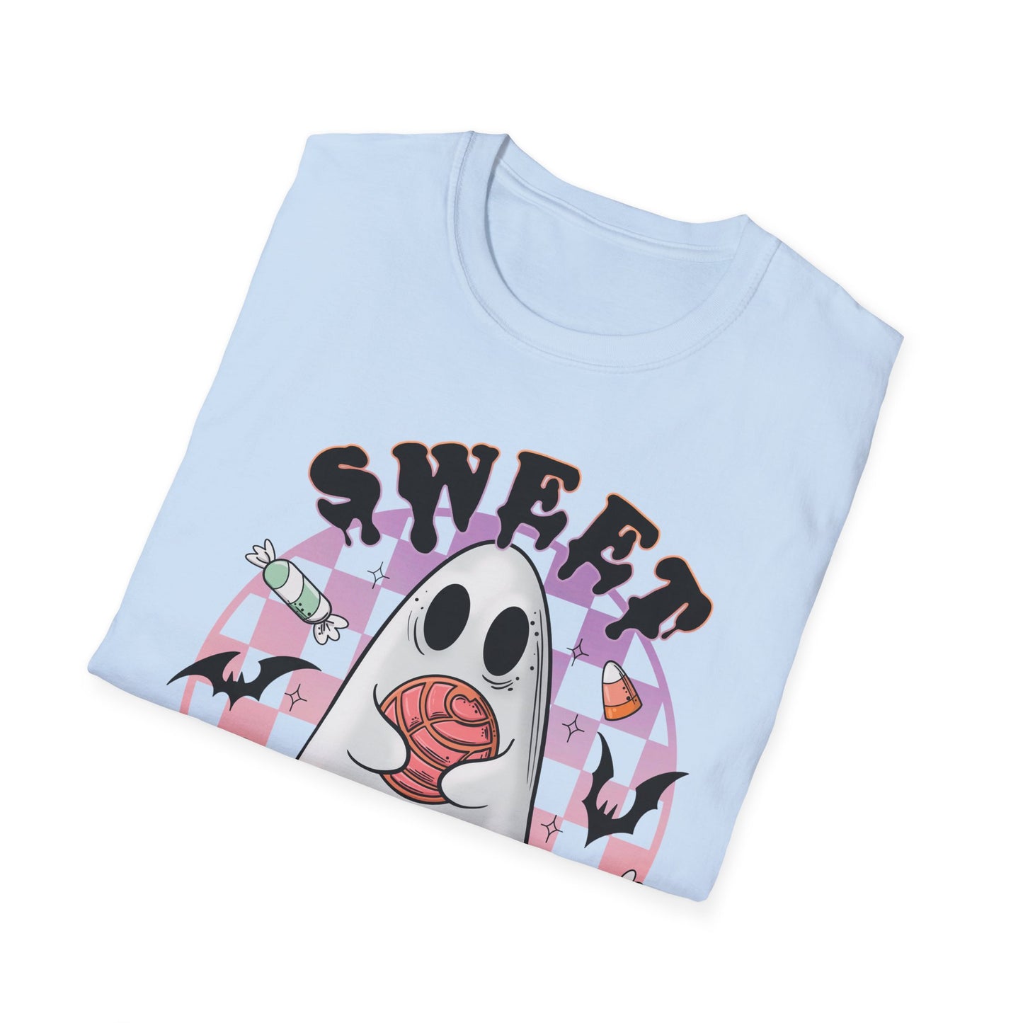 Sweet and Spooky ghost Halloween tee, concha shirt, summerween, espooky season, spooky season, Ghost t-shirt, Halloween designs