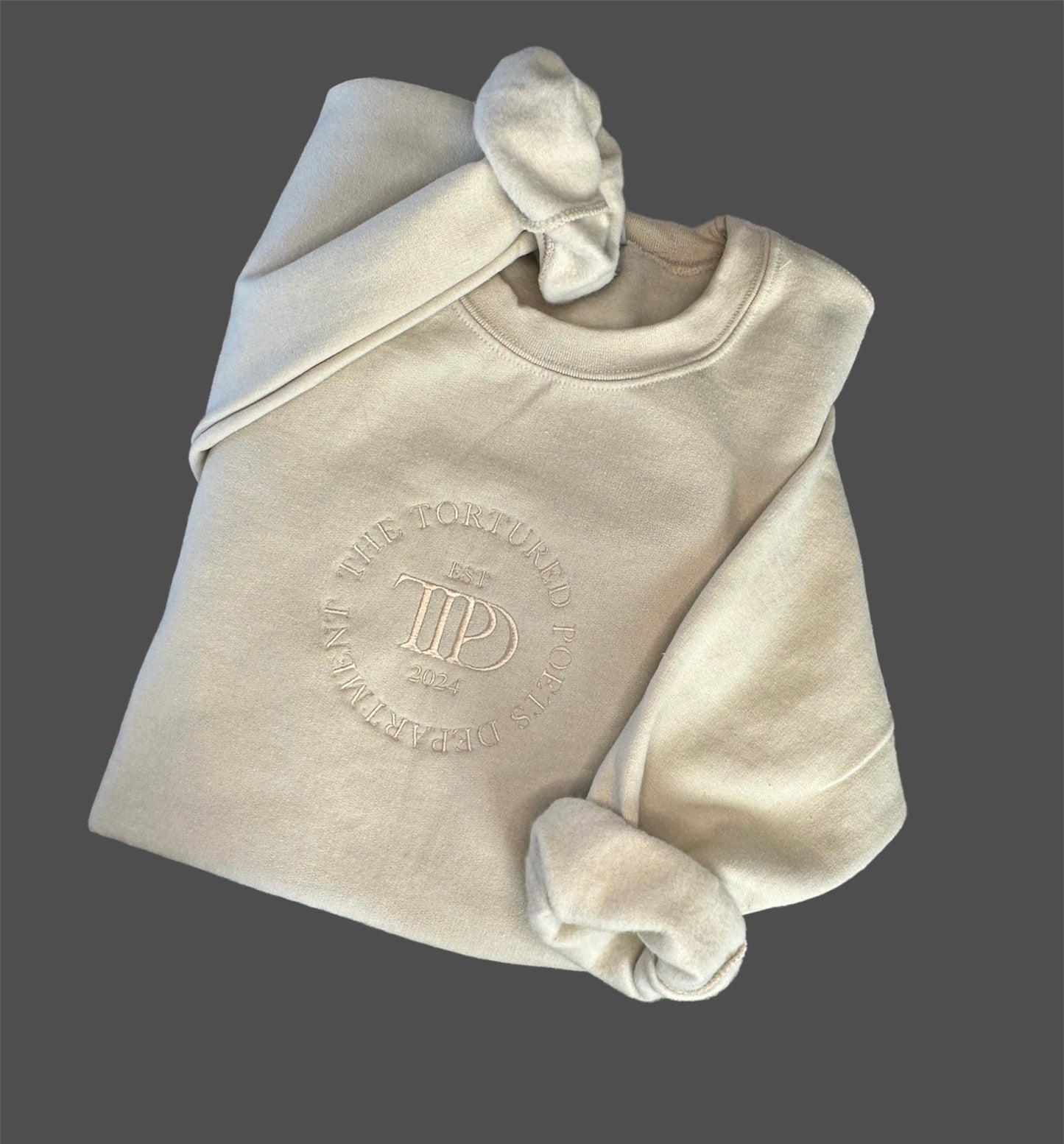 The Tortured Poets Department embroidered crewneck | Taylor Swift | TS |Taylors Version | Swiftie | Travis Kelce | T Swift | TTPD
