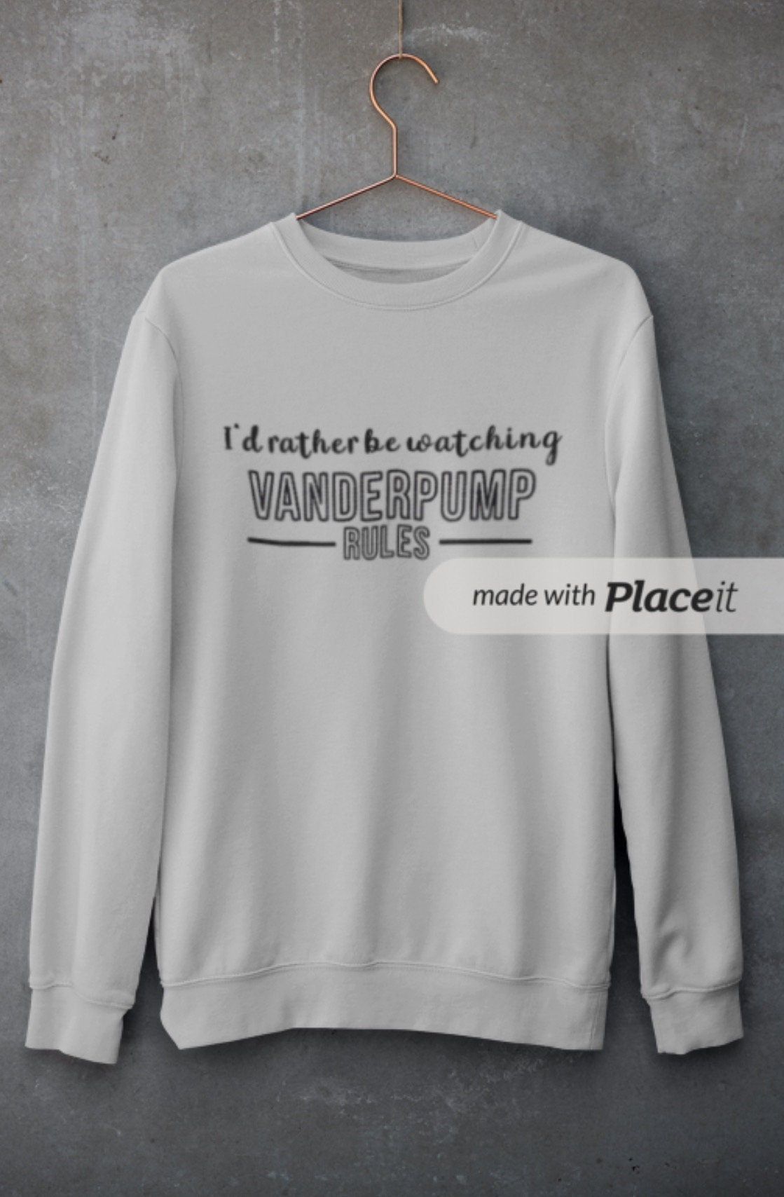 I'd rather be watching Vanderpump Rules embroidered crewneck | Vanderpump Rules Sweatshirt,VPR,Team Ariana,Scandoval Merch,Scandoval