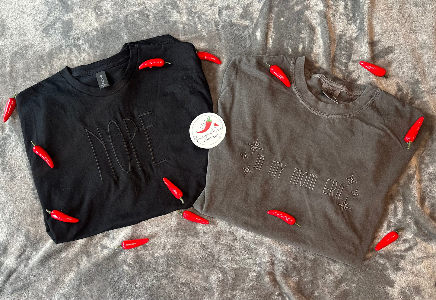 Embroidered ‘In My Mom Era’ shirt | Mom life t-shirt soft | Mother Tee | monochrome | mamma | gift for her | gift for mom | Mother’s Day