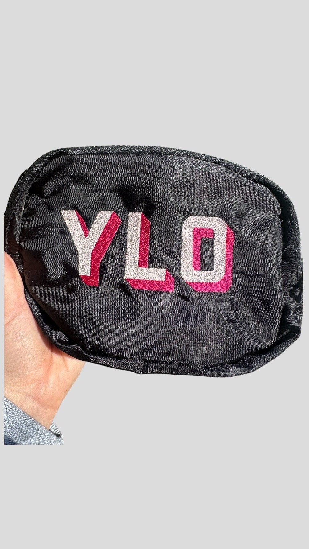 Custom Embroidered Belt Bag | monogrammed | Fanny Pack |Crossbody Belt Bag | Bachelorette Gift| Bridesmaid proposal box | birthday gifts