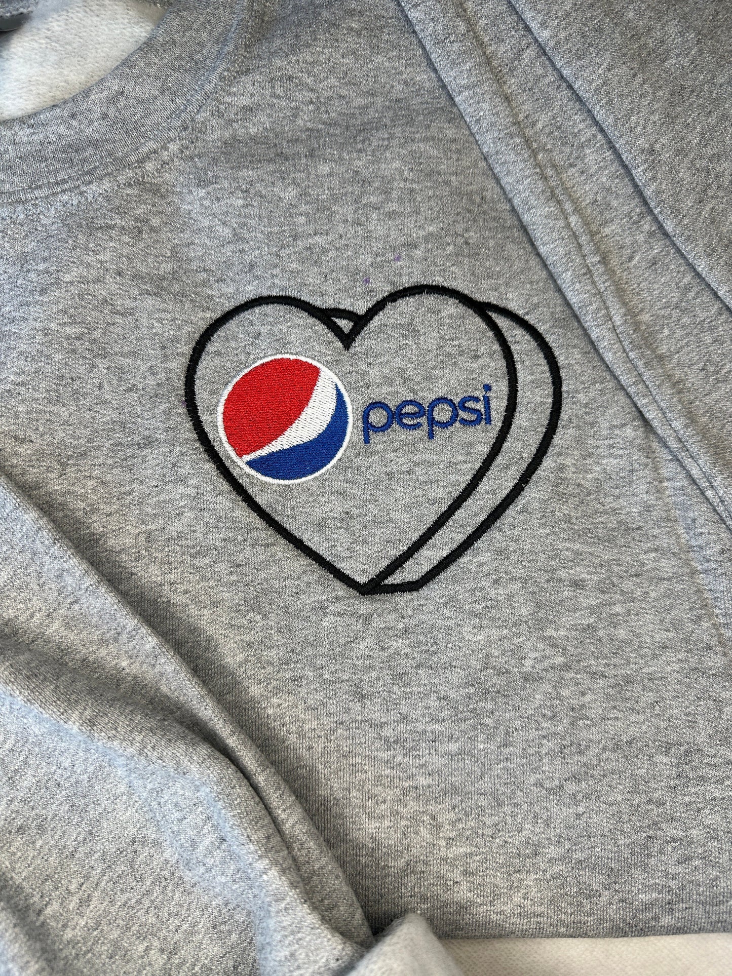Pepsi embroidered Crewneck | Pepsi sweatshirt | Gifts for her | Mother's day present | Soda Lover | Pepsi cola lover gift | Trendy shirt