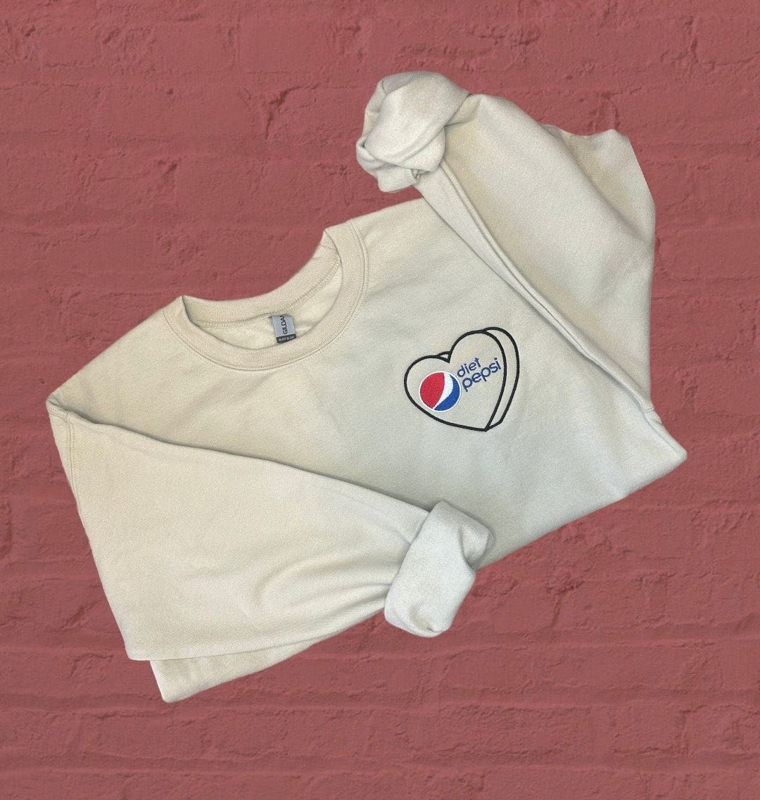 Diet Pepsi embroidered Crewneck | Pepsi sweatshirt | Gifts for her | Mother's day present | Soda Lover | Pepsi cola lover gift | Valentines