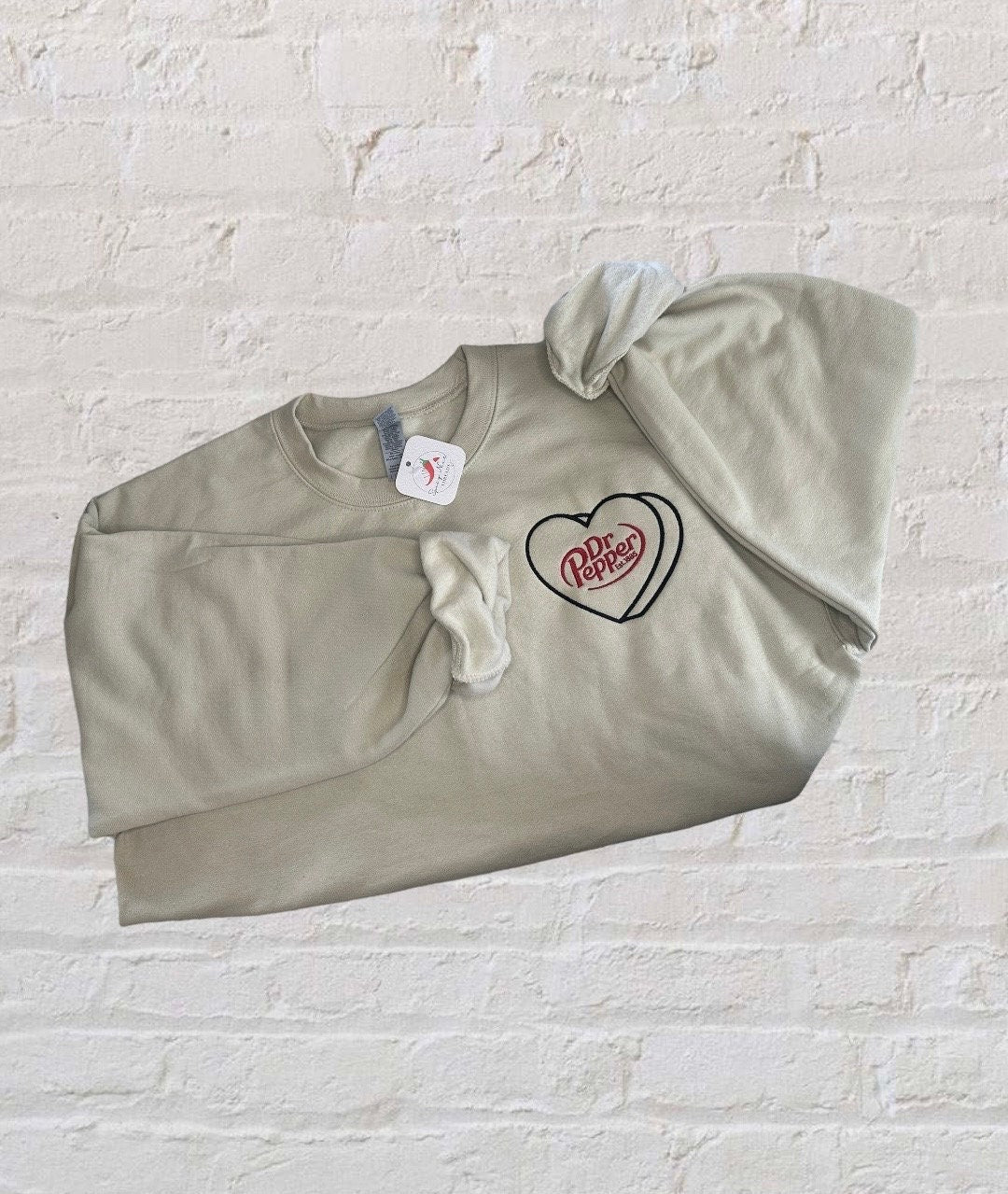 Dr. Pepper embroidered Crewneck | Gifts for her | DP Addict | Obsession | Mom life | birthday gift present | 23 flavors | Valentine’s Day