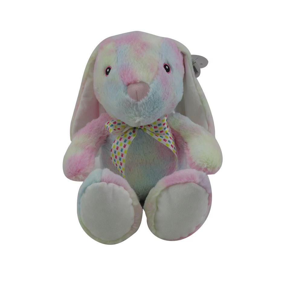Embroidered 26’ Easter bunny plush| Easter stuffed animal personalized | Easter 2025 | Kids embroidered bunny | Hoppy Easter